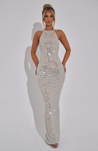 Odessa Maxi Dress - Nude - glavon