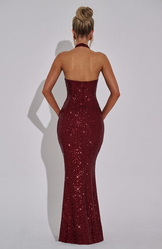 Odette Maxi Dress - Wine - glavon
