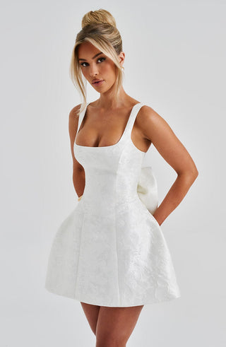 Orla Mini Dress - Ivory - glavon
