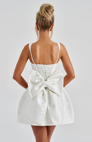 Orla Mini Dress - Ivory - glavon
