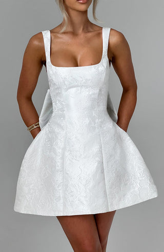 Orla Mini Dress - Ivory - glavon