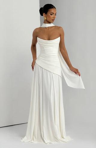 Patricia Maxi Dress - Ivory - glavon