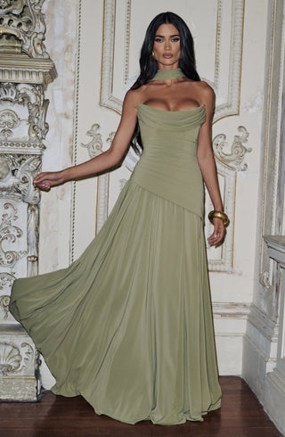Patricia Maxi Dress - Sage - glavon