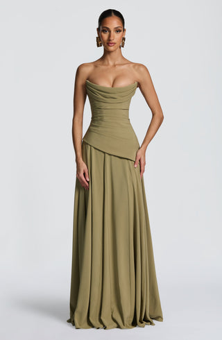 Patricia Maxi Dress - Sage - glavon