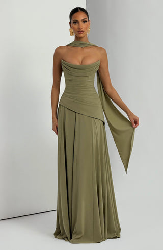 Patricia Maxi Dress - Sage - glavon