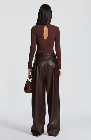 Pearson Bodysuit - Plum Brown - glavon