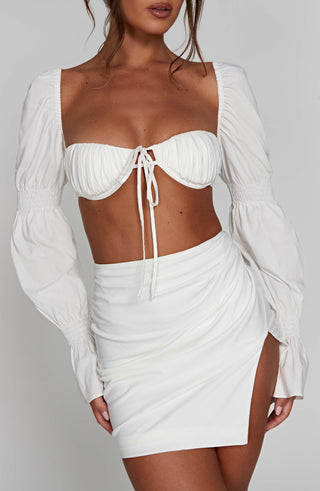 Perla Top - White - glavon