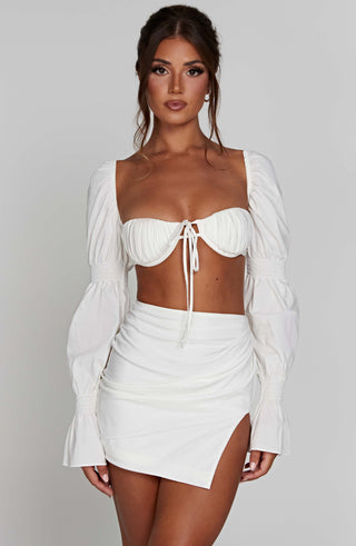 Perla Top - White - glavon