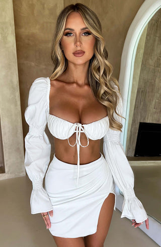 Perla Top - White - glavon