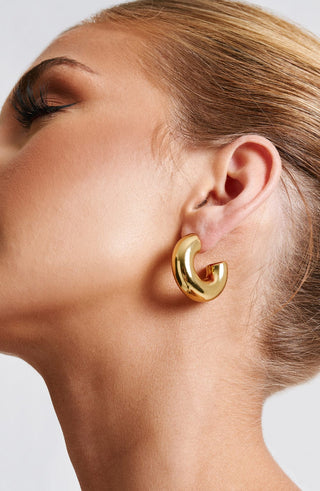 Petra Hoop Earrings - Gold - glavon