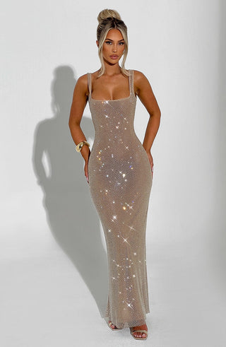 Petra Maxi Dress - Gold - glavon