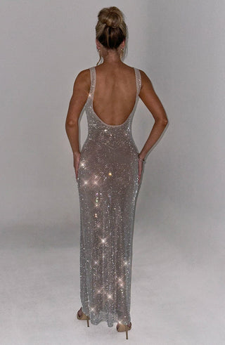 Petra Maxi Dress - Silver - glavon