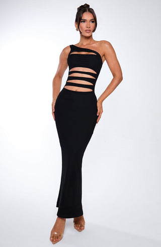 Phoenix Maxi Dress - Black - glavon