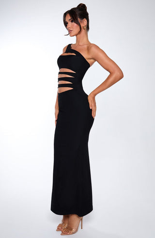 Phoenix Maxi Dress - Black - glavon