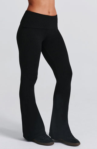 Portia Knit Pants - Black - glavon