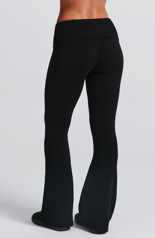 Portia Knit Pants - Black - glavon