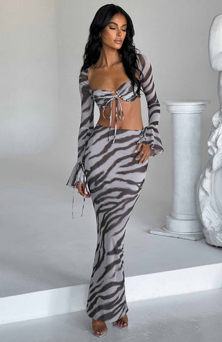 Priscilla Top - Zebra Print - glavon