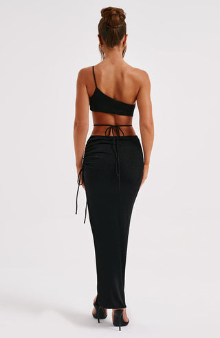 Rachelle Maxi Dress - Black - glavon