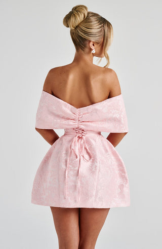 Raquel Mini Dress - Blush - glavon