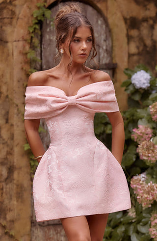 Raquel Mini Dress - Blush - glavon