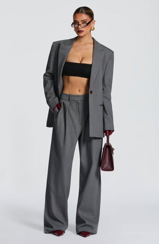 Reece Blazer - Grey Marl - glavon