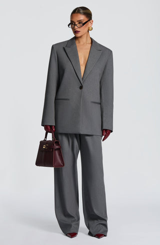 Reece Blazer - Grey Marl - glavon