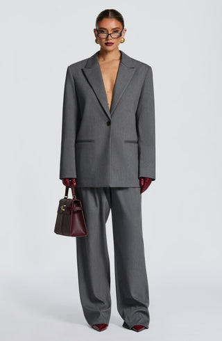 Reece Blazer - Grey Marl - glavon