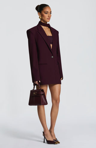 Reece Blazer - Plum - glavon