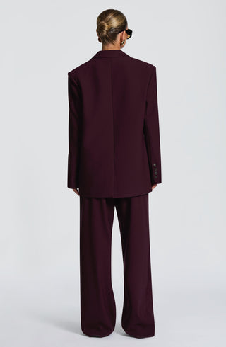 Reece Blazer - Plum - glavon