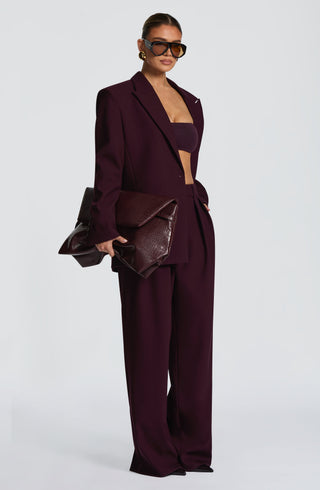 Reece Blazer - Plum - glavon
