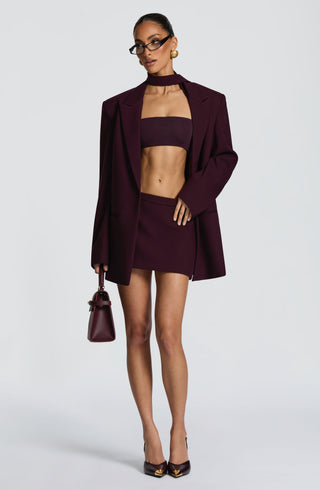 Reece Blazer - Plum - glavon