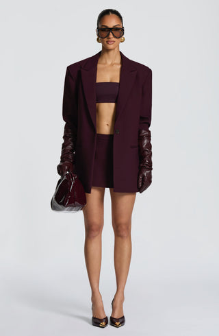 Reece Blazer - Plum - glavon