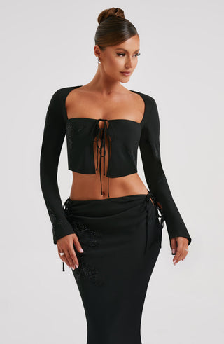 Reo Top - Black - glavon