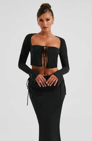 Reo Top - Black - glavon