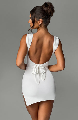 Ria Mini Dress - Ivory - glavon