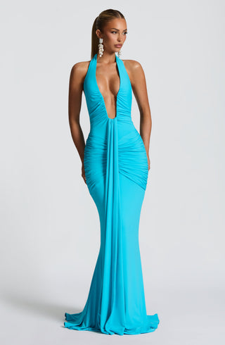 Rosetta Maxi Dress - Aqua - glavon