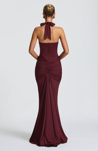 Rosetta Maxi Dress - Cherry Lacquer - glavon