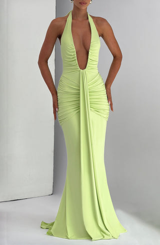 Rosetta Maxi Dress - Lime - glavon