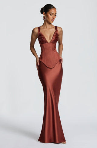 Rowan Corset - Rust - glavon