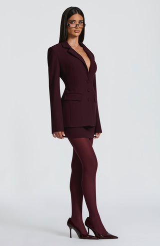 Rowena Blazer - Plum - glavon