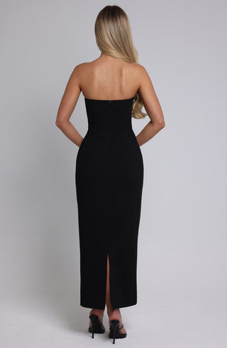 Roxanne Midaxi Dress - Black - glavon