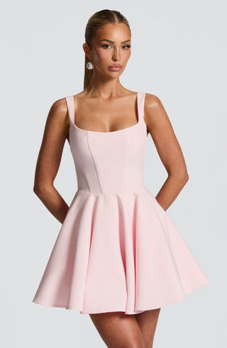 Rue Mini Dress - Blush - glavon