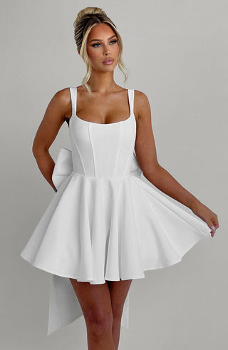 Rue Mini Dress - Ivory - glavon