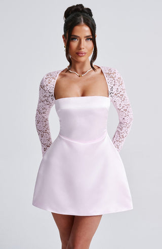 Sadie Mini Dress - Blush - glavon