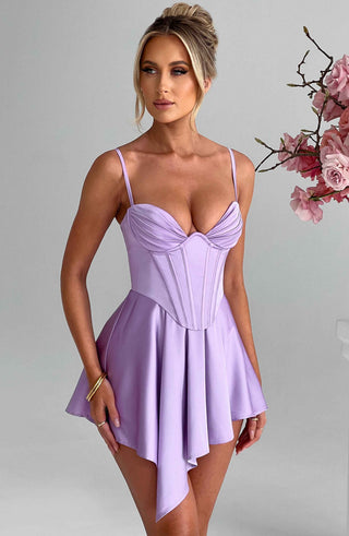 Saffron Playsuit - Purple - glavon