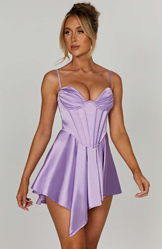 Saffron Playsuit - Purple - glavon