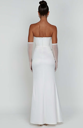 Safiya Maxi Dress - Ivory - glavon