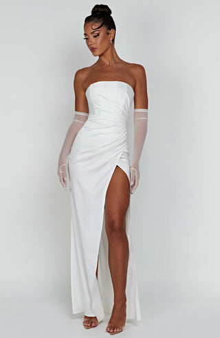 Safiya Maxi Dress - Ivory - glavon