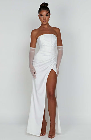 Safiya Maxi Dress - Ivory - glavon