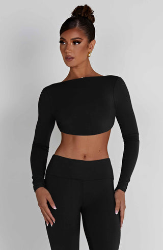 Sahra Top - Black - glavon